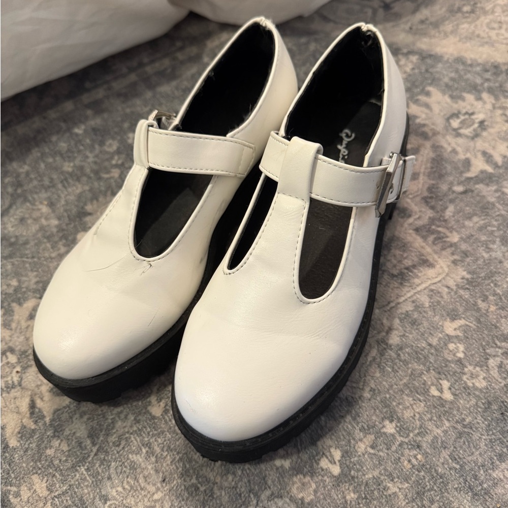 White Mary Jane Women's Shoes